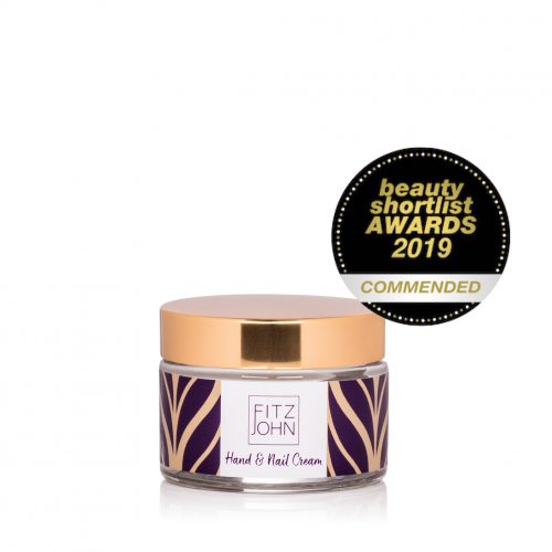 Fitzjohn Skin Care Hand & Nail Cream with Beauty Shortlist Awards 2019 Commended badge